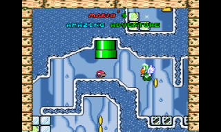Screenshot Thumbnail / Media File 1 for Super Mario World (USA) [Hack by Superwiidude v1.0] (~Mario's Amazing Adventure)